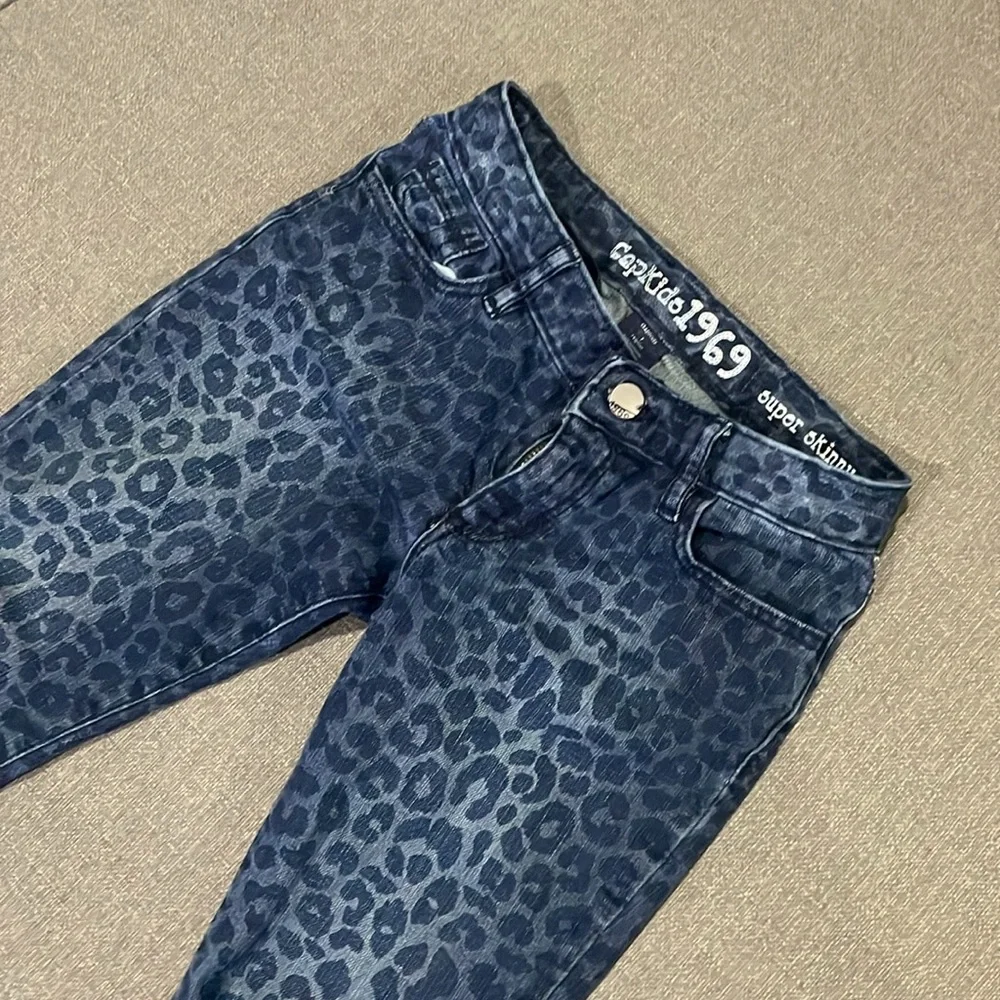 Gap Kids Blue Jeans Animal print